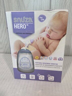 Snuza Hero SE Portable Baby Movement Monitor Wearable Alarm Vibration NEW